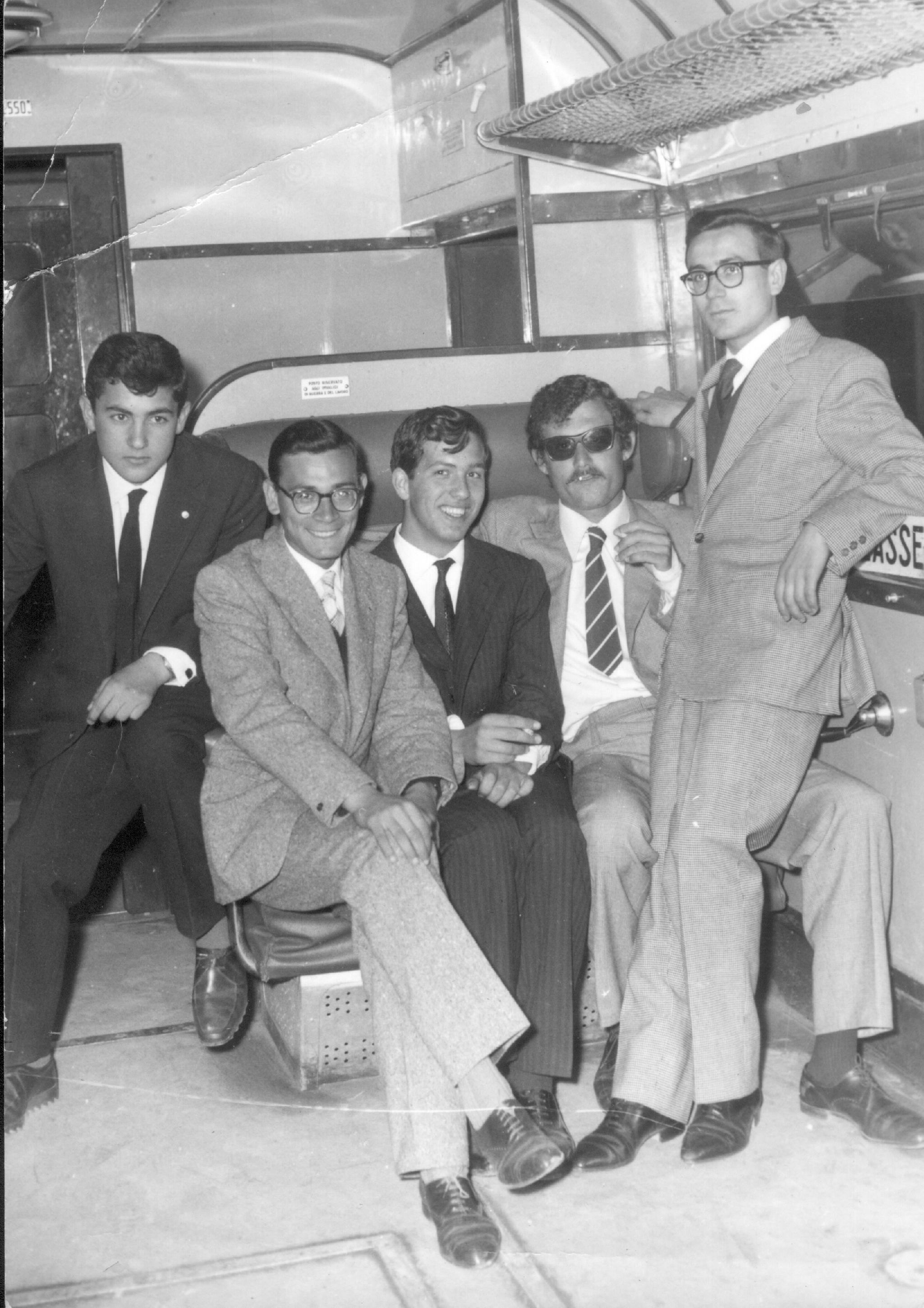 Da sinistra: Lorenzo, Fernando, Vittorio, Franco, Alfonso